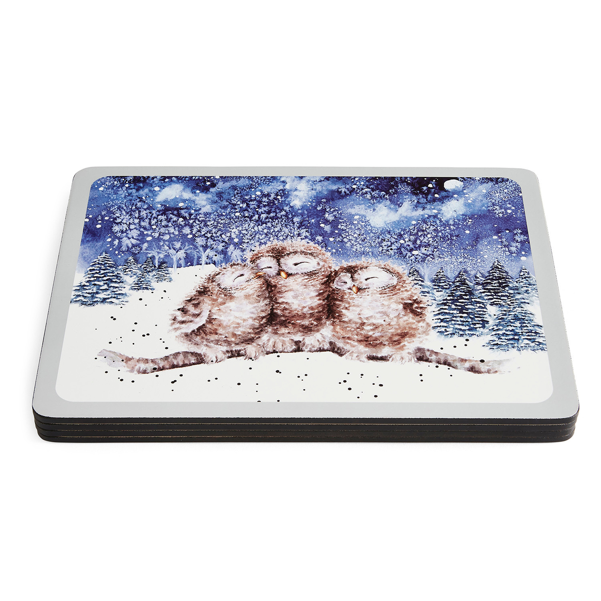 Wrendale Designs Wrendale Placemats - Winter Skies Set of 4 image number null